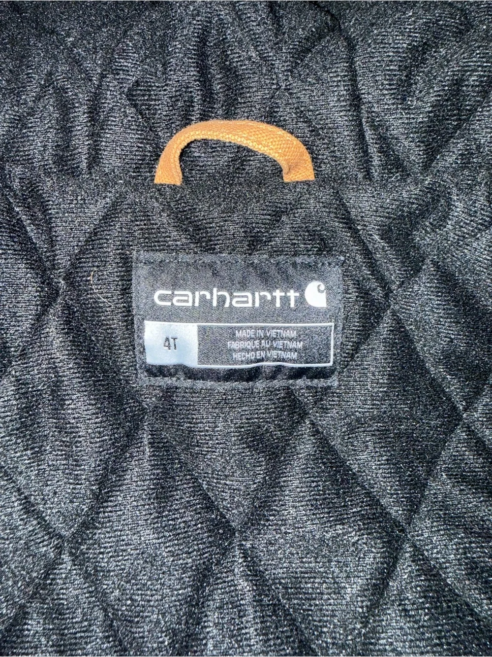 Carhartt Kids Brown Hooded Work Jacket